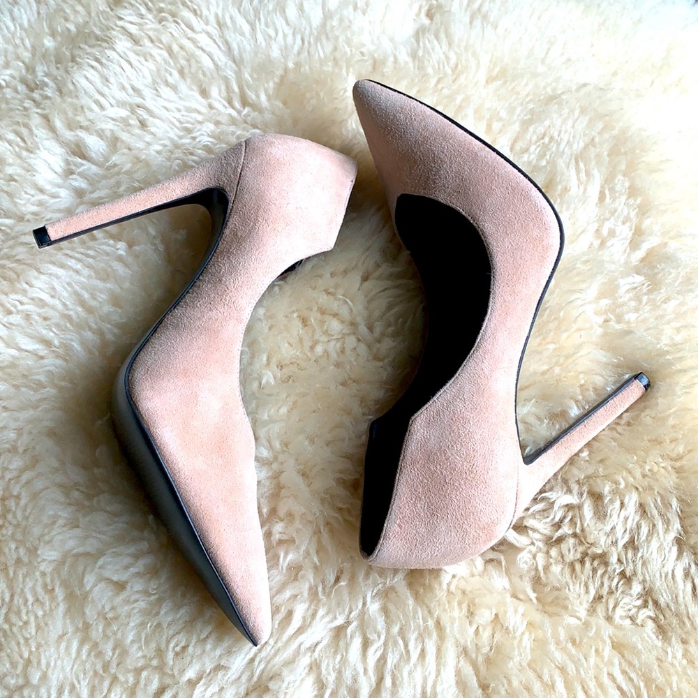 Kendall & Kylie suede tan heels never worn